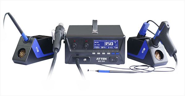 Máy khò, hàn và hút thiếc Atten MS-9000